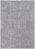 Atina Distressed Geo Lines Grey Rug - AT02