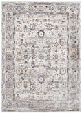 Atina Distressed Transitional Beige Grey Rug - AT05