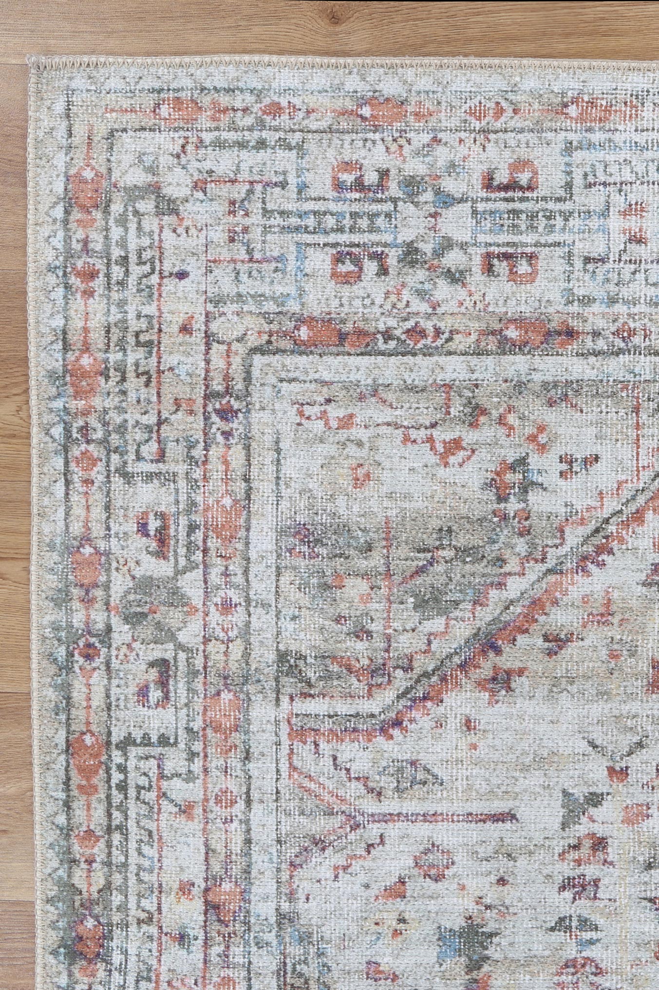 Babylon Nippur Multi Washable Rug - VTL0027-01