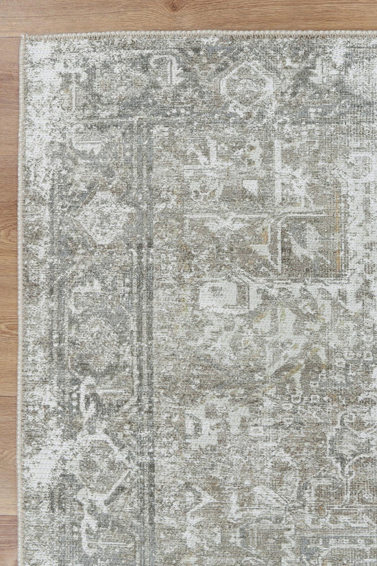 Babylon Nuzi Neutral Washable Rug - VTL1190-01