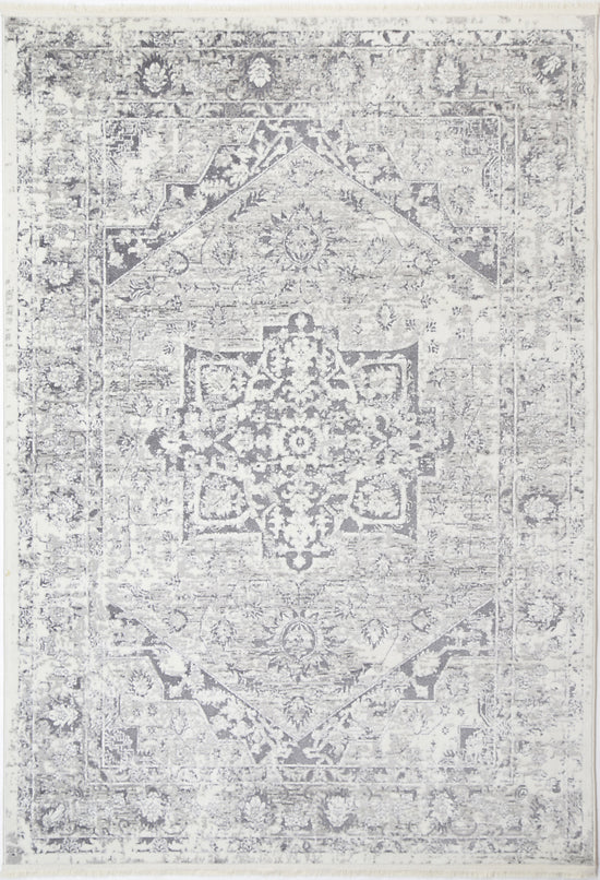 Bohemian Paradise Classic Vintage Grey Rug - 09GREY
