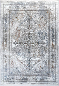 Bohemian Paradise Vintage Medalion Grey Multi Rug - 08GMUL