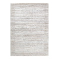 Dorado Textured Look Border Grey Beige Rug