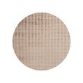 Purity Washable Round Rug Dark Beige