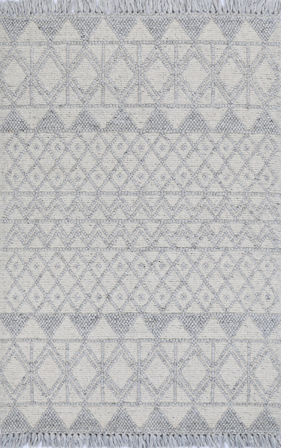 Diego Inca Grey Wool Rug - DIEG01