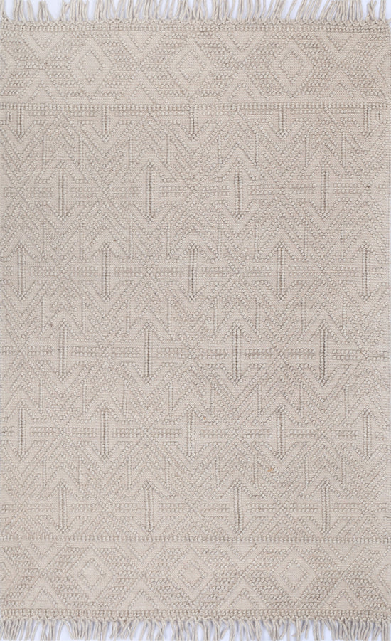 Diego Tribal Brown Wool Rug - DIEG02