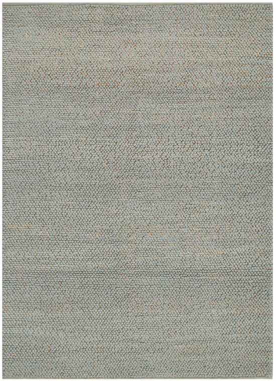 Eco Weave Duck Egg Blue Jute and Wool Rug