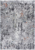 Almeras Distressed Watercolour Grey Multi Rug