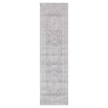 Heritage Distressed Medallion Grey Runner- H103:  (Different Tassel)