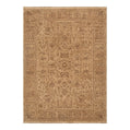 Heritage Distressed Border Mustard Rug - H105: (Different Tassel)