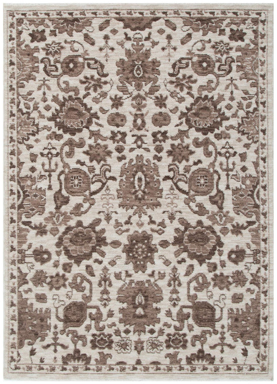 Horizon Ivory Brown Traditional Rug H107