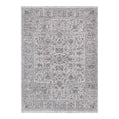 Heritage Distressed Border Grey Rug - H108: (Different Tassel)
