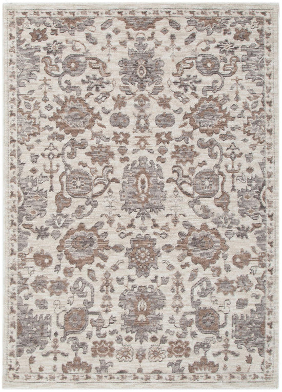 Horizon Grey Beige Traditional Rug H108