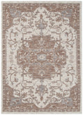 Horizon Ivory Beige Medallion Rug H114