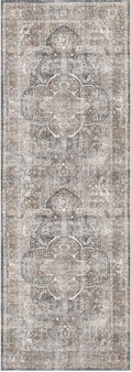 Distressed Vintage Kendra Ash Runner Rug - VITAL 3206-04