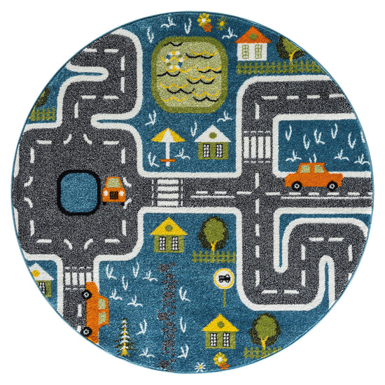 Kidsville 574 Blue Round