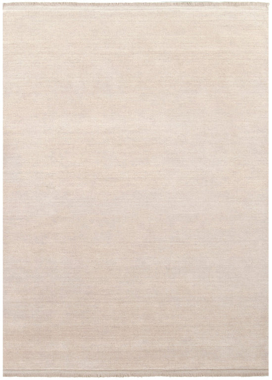 Charleston Hand-Knotted Wool Rug Beige