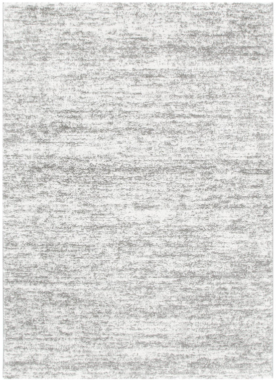 Nola Canvas Abstract Grey Rug - N008