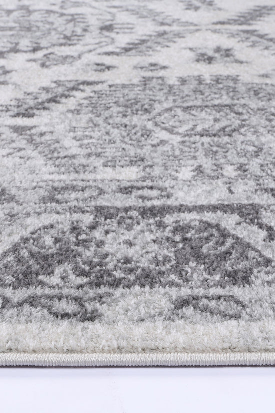 Provence Cosquer Cream Grey Traditional Rug - PROV03