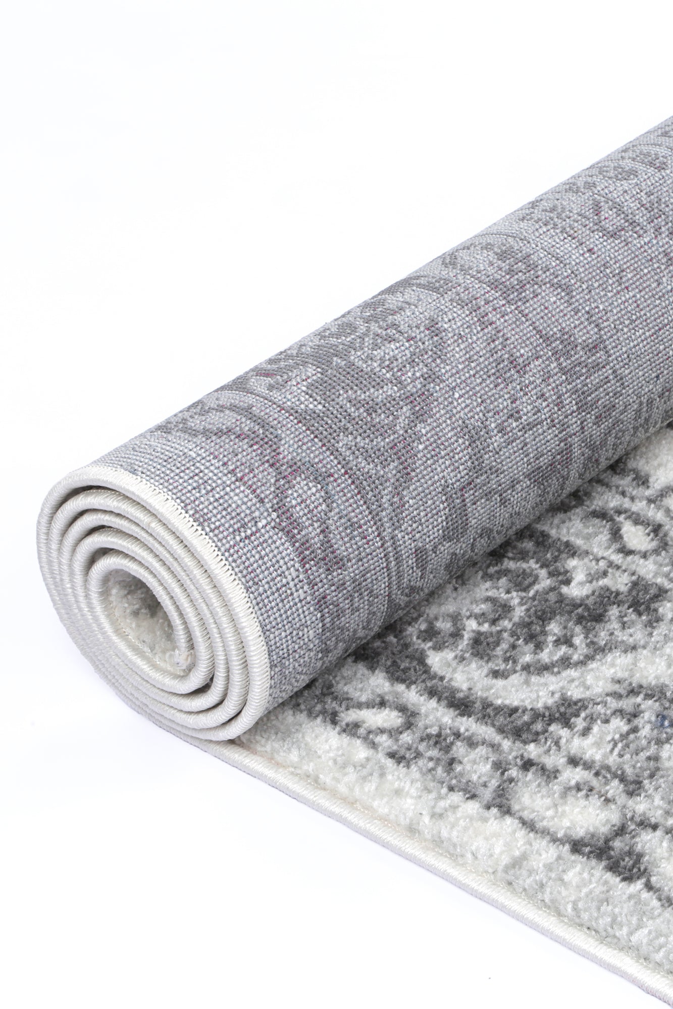Provence Cosquer Cream Grey Traditional Rug - PROV03