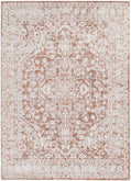 Solenne Beige & Rust Distressed Vintage Rug - S200