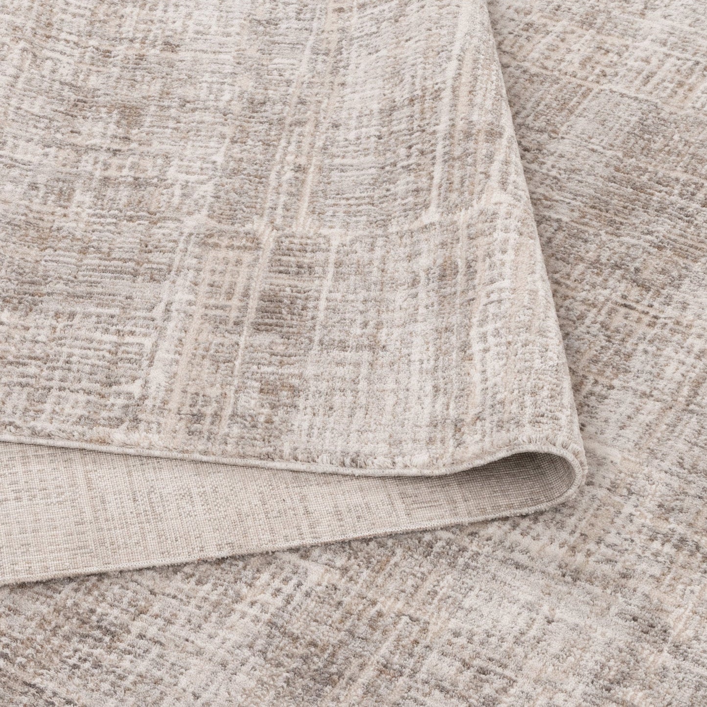 Solenne Beige Abstract Rug - S500