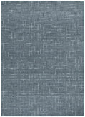 Abasco Steel Blue Knitted Wool Rug