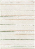 Highlands Olive Stripe Washable Wool Rug