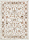 Sierra Oriental Border Brown Rug