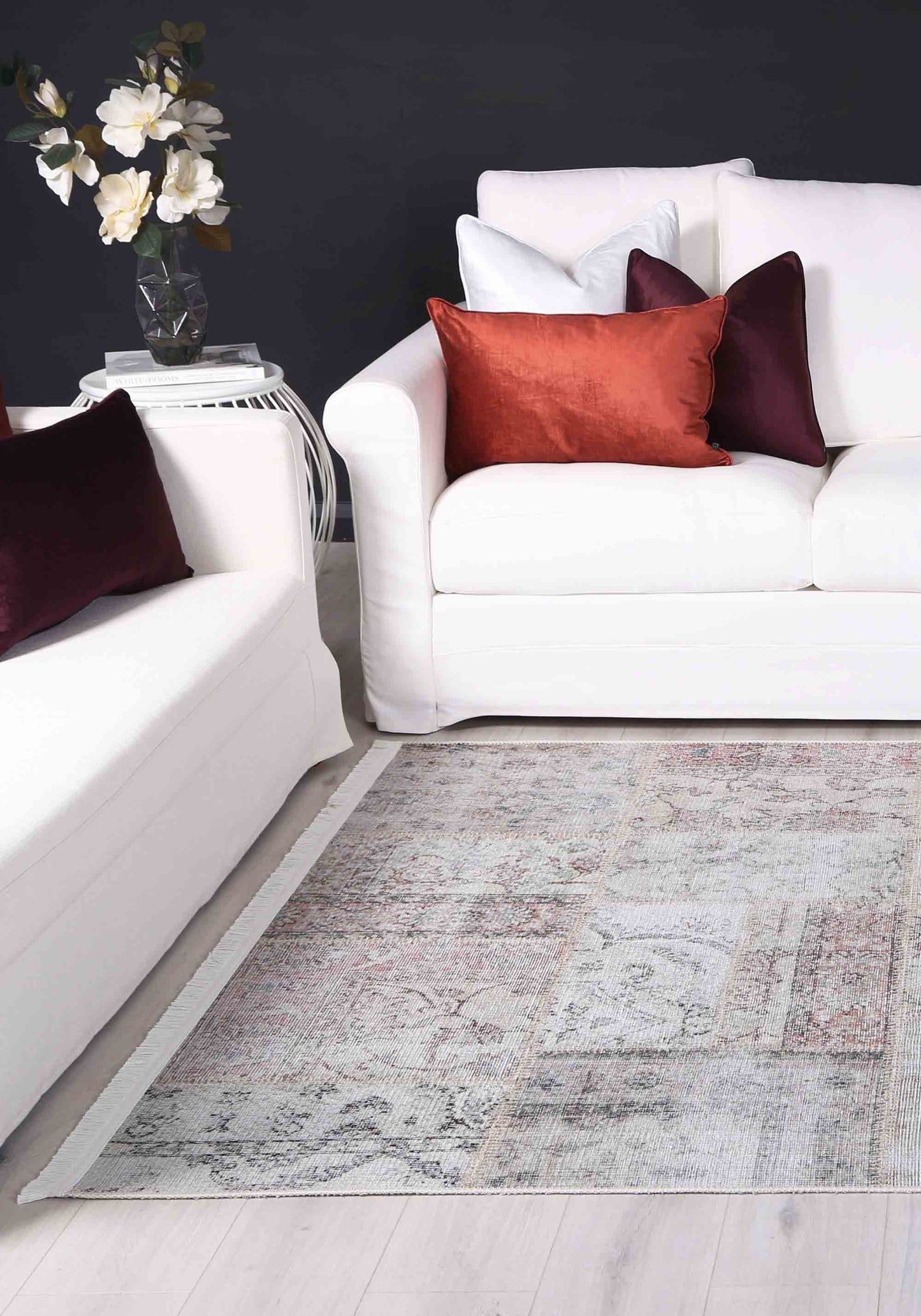 Cambridge Crown Vintage Washable Rug - VITAL 2048-00