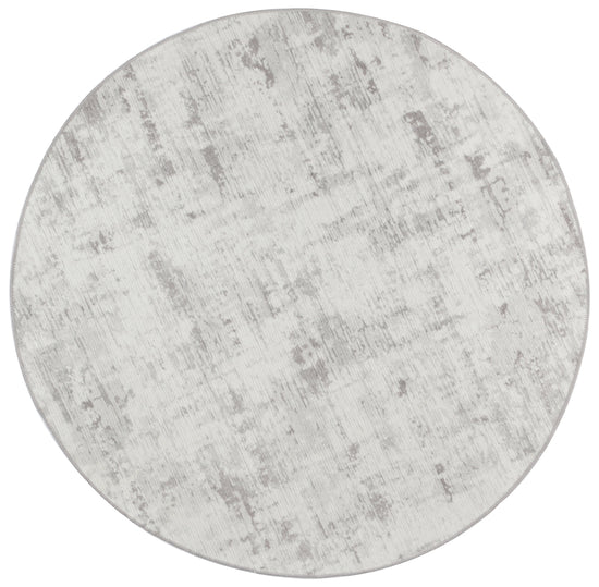 Abstract Evalina Grey Round Rug - VITAL 2280-01